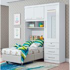 Guarda-roupa Solteiro C/ Baú Duster - Albatroz - Flex / Color