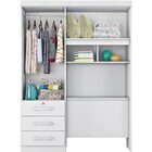 Guarda-roupa Solteiro C/ Baú Duster - Albatroz - Flex / Color