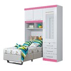 Guarda-roupa Solteiro C/ Baú Duster - Albatroz - Flex / Color