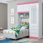 Guarda-roupa Solteiro C/ Baú Duster - Albatroz - Flex / Color