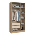 Guarda-roupa Solteiro C/ Espelho 3 Portas Castro Urban