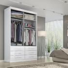 Guarda Roupa Solteiro Cairo 2 Portas Correr 6 Gav.