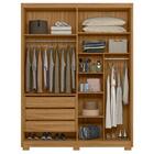 Guarda Roupa Solteiro Califórnia E Cômoda Ms913 Freijó Off Wh