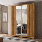 Guarda Roupa Solteiro Califórnia E Cômoda Ms913 Freijó Off Wh