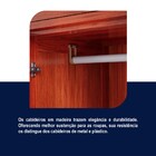 Guarda-roupa Solteiro Campo Grande 6 Portas Com Espelho Mel -