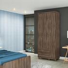 Guarda Roupa Solteiro Canadá 3 Portas Café Wood