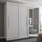 Guarda-roupa Solteiro Cardiff 2 Portas 2 Gavetas Branco - Pan