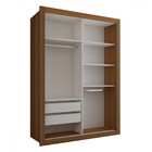 Guarda-roupa Solteiro Cardiff 2 Portas 2 Gavetas Cinamomo - P