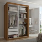 Guarda-roupa Solteiro Cardiff 2 Portas 2 Gavetas Cinamomo - P