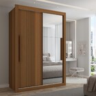 Guarda-roupa Solteiro Cardiff 2 Portas 2 Gavetas Com Espelho