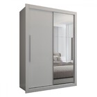 Guarda-roupa Solteiro Cardiff 2 Portas 2 Gavetas Com Espelho