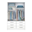 Guarda Roupa Solteiro Chicago 2 Portas De Correr 6 Gavetas Tc