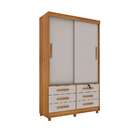 Guarda-roupa Solteiro Chicago Com Pés 2 Pt 6 Gv Cinamomo E Of