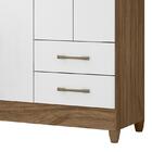 Guarda Roupa Solteiro Chile 4 Portas E 2 Gavetas - Pr Móveis