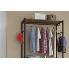 Guarda Roupa Solteiro Closet 2 Gavetas Preto/demolição