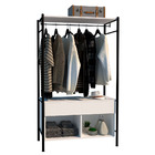 Guarda Roupa Solteiro Closet Industrial 90cm 2 Gavetas Paris