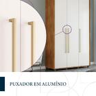 Guarda-roupa Solteiro Coimbra 3 Portas 3 Gavetas Freijo/off W