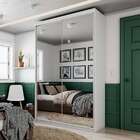 Guarda-roupa Solteiro Com 2 Espelhos Lugano 2 Pt 2 Gv Branco