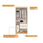 Guarda Roupa Solteiro Com 3 Portas E 2 Gavetas Lana Acp Móvei