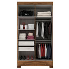 Guarda Roupa Solteiro Com 4 Portas E 2 Gavetas Salinas-rodial