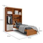 Guarda-roupa Solteiro Com Cama E Baú Advantage 4 Pt 3 Gv Frei
