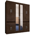 Guarda-roupa Solteiro Com Espelho 10 Portas E 4 Gavetas 3430-
