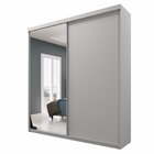 Guarda Roupa Solteiro Com Espelho 2 Portas 100% Mdf Bp Altdorf