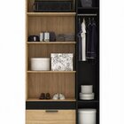 Guarda Roupa Solteiro Com Espelho 2 Portas 1 Gaveta Capri  Am