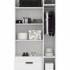 Guarda Roupa Solteiro Com Espelho 2 Portas 1 Gaveta Capri  Br