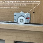 Guarda Roupa Solteiro Com Espelho 2 Portas 2 Gavetas 100% Mdf