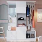 Guarda Roupa Solteiro Com Espelho 2 Portas 2 Gavetas Closet A