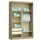 Guarda-roupa Solteiro Com Espelho 2 Portas 2 Gavetas Infinity