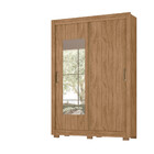 Guarda Roupa Solteiro Com Espelho 2 Portas 2 Gavetas Milão Mo