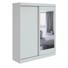 Guarda-roupa Solteiro Com Espelho 2 Portas 2 Gavetas Prestige