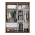 Guarda-roupa Solteiro Com Espelho 2 Portas 2 Gavetas Prestige