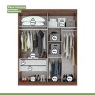 Guarda-roupa Solteiro Com Espelho 2 Portas 2 Gavetas Prestige