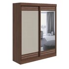 Guarda-roupa Solteiro Com Espelho 2 Portas 2 Gavetas Prestige