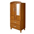 Guarda-roupa Solteiro Com Espelho 2 Portas 2 Gavetas Santana