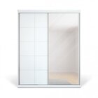 Guarda Roupa Solteiro Com Espelho 2 Portas 2 Gavetas South  B