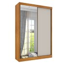 Guarda Roupa Solteiro Com Espelho 2 Portas 2 Gavetas Vaticano