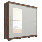 Guarda Roupa Solteiro Com Espelho 2 Portas 3 Gavetas Belize P