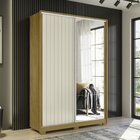 Guarda Roupa Solteiro Com Espelho 2 Portas 3 Gavetas Frizatto