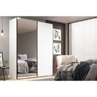 Guarda Roupa Solteiro Com Espelho 2 Portas 3 Gavetas Veneto B