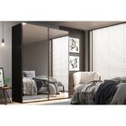 Guarda Roupa Solteiro Com Espelho 2 Portas 3 Gavetas Veneto P