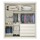 Guarda Roupa Solteiro Com Espelho 2 Portas 4 Gavetas Bristol