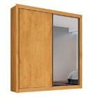 Guarda Roupa Solteiro Com Espelho 2 Portas 4 Gavetas - Zuriqu