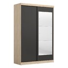 Guarda-roupa Solteiro Com Espelho 2 Portas De Correr 2 Gaveta