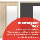 Guarda-roupa Solteiro Com Espelho 2 Portas De Correr 2 Gaveta