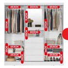 Guarda Roupa Solteiro Com Espelho 2 Portas De Correr 4 Gaveta