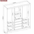 Guarda Roupa Solteiro Com Espelho 2 Portas De Correr 4 Gaveta